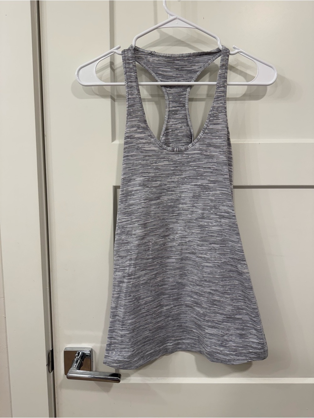 lululemon athletica Light Gray Space-Dye Racerback Tank